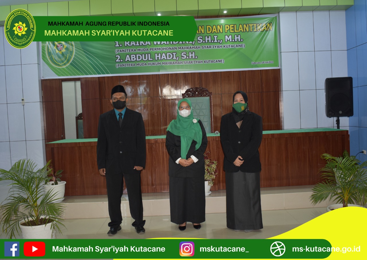 Pelantikan hadi dan reika